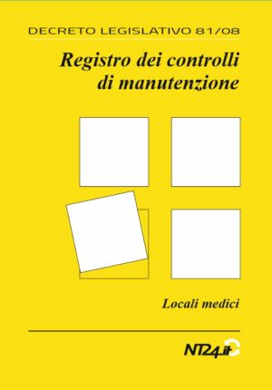 Registro dei controlli di manutenzione: Locali medici