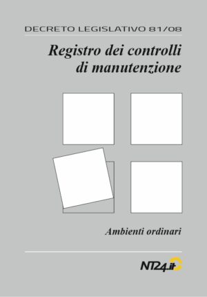 Registro dei controlli di manutenzione: Ambienti ordinari